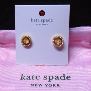 ♠️ Kate Spade ♠️️️ "Spot the Spade" Pave Halo Spade Stud Earrings😇